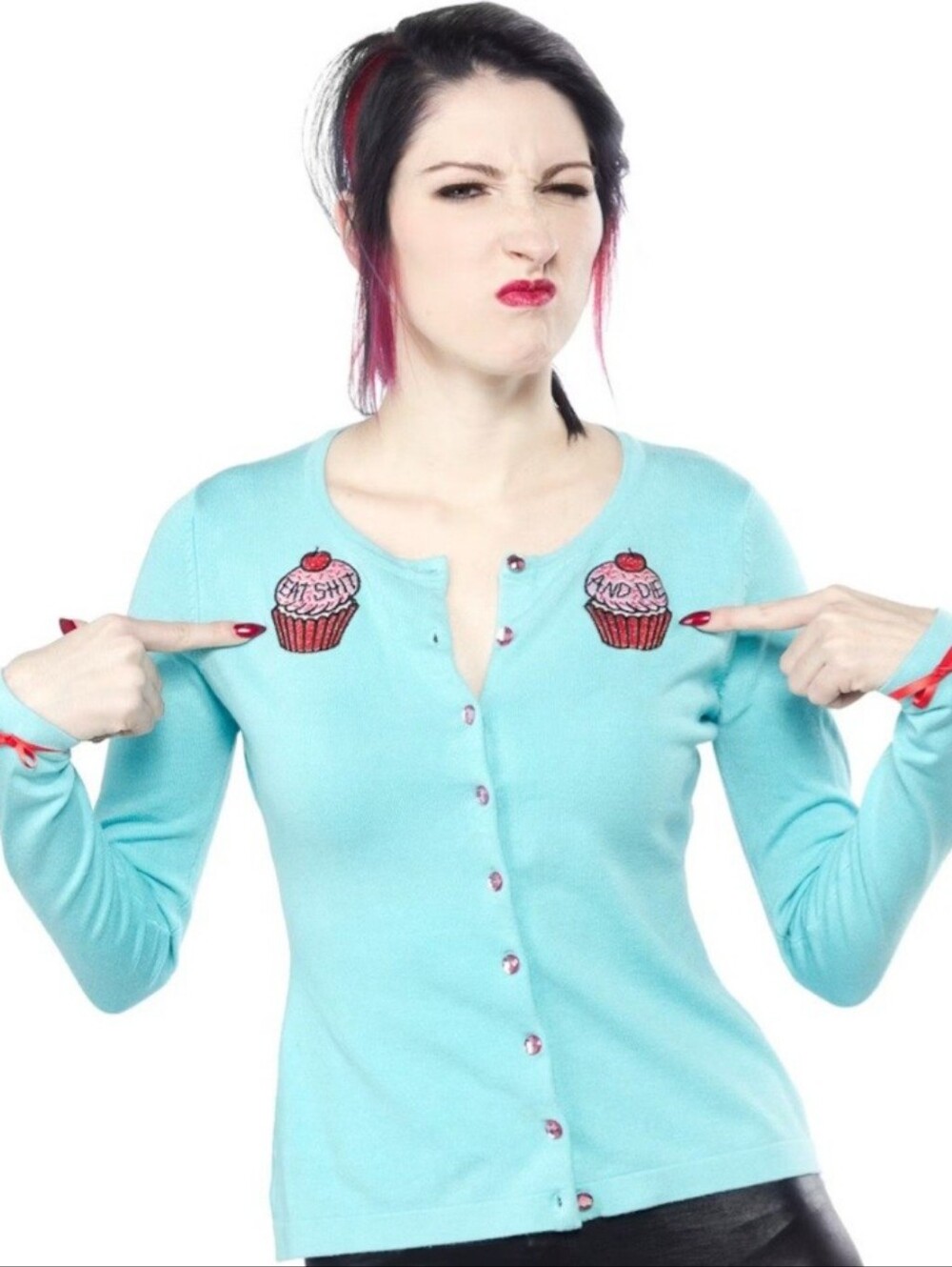 Sourpuss Have A Cupcake Cardigan, Size L